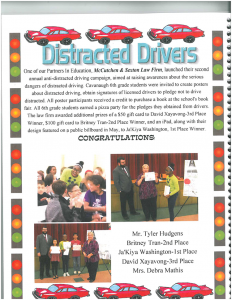 Distracted Drivers Brochure