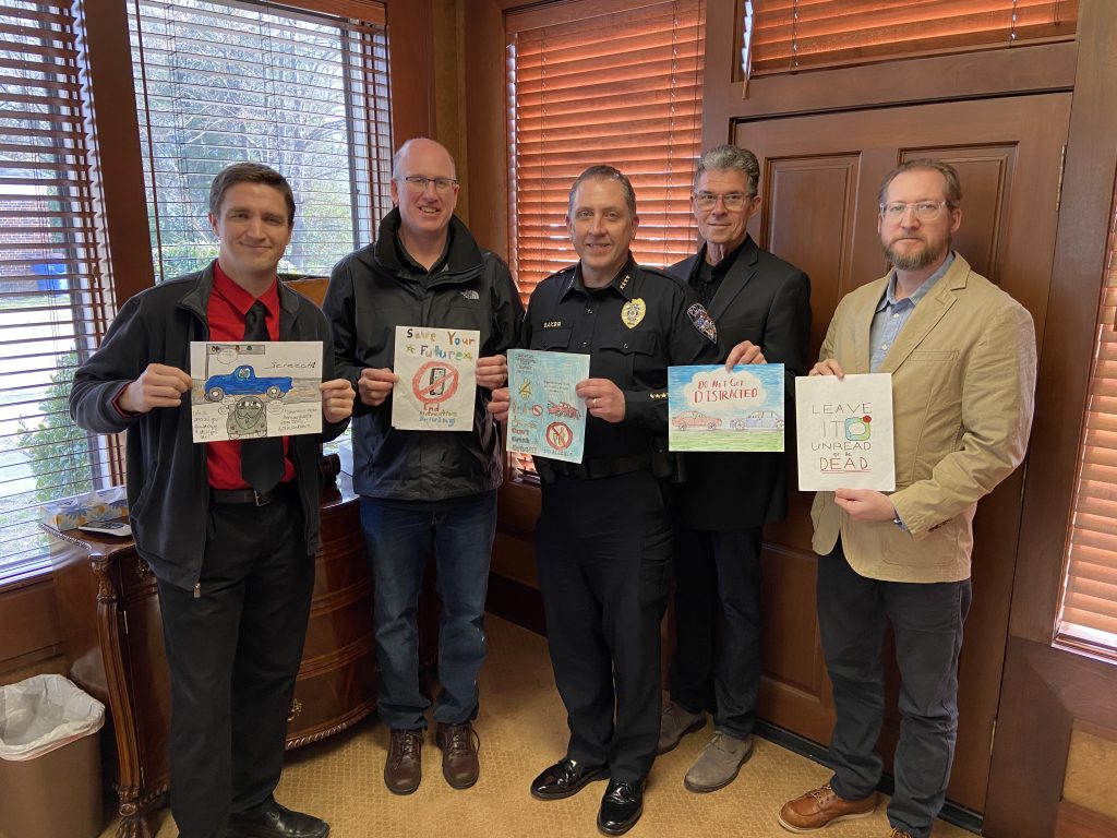 distracted driving art contest