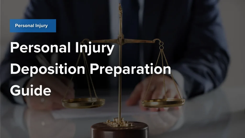 Personal Injury Deposition Preparation Guide Image